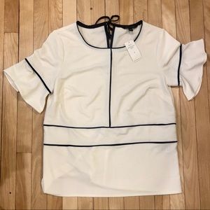 Banana Replublic crepe top